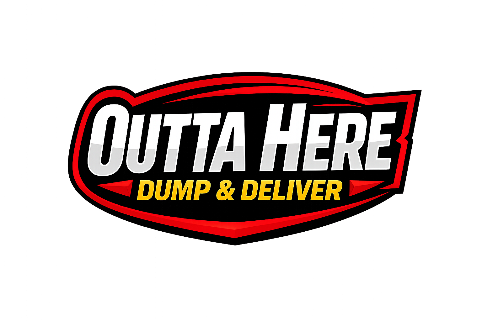 Outta Here Dump & Deliver Logo